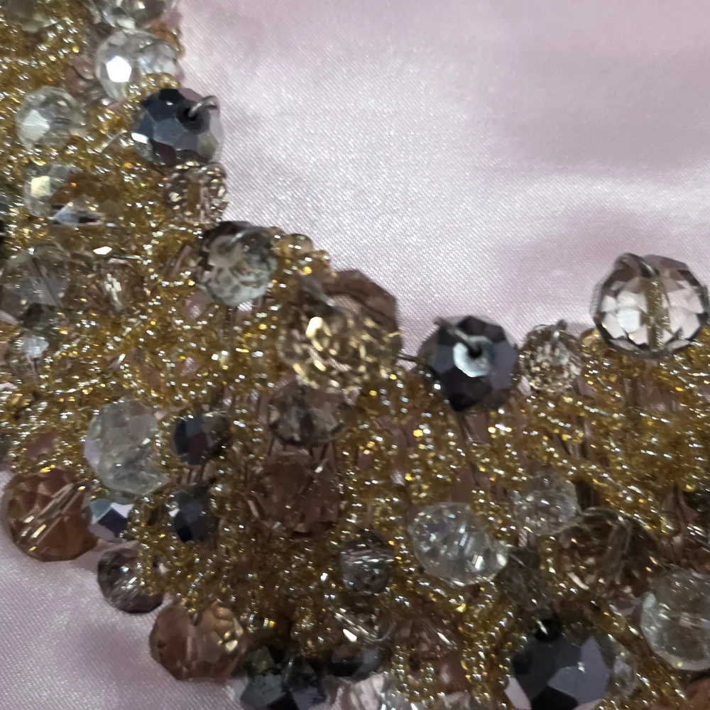 Aldo Gold and Silver Beaded Necklace - Picture 6 of 6